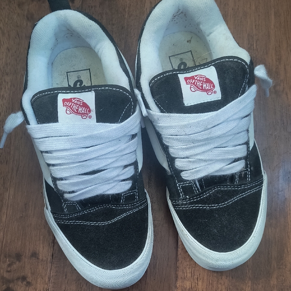 Vans Classic Black and White Skate Shoes